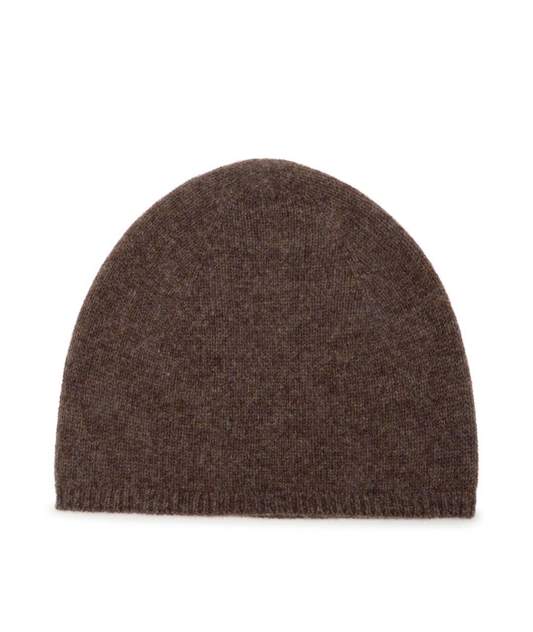 ACNE STUDIOS Коричневая кашемировая шапка, фото 2