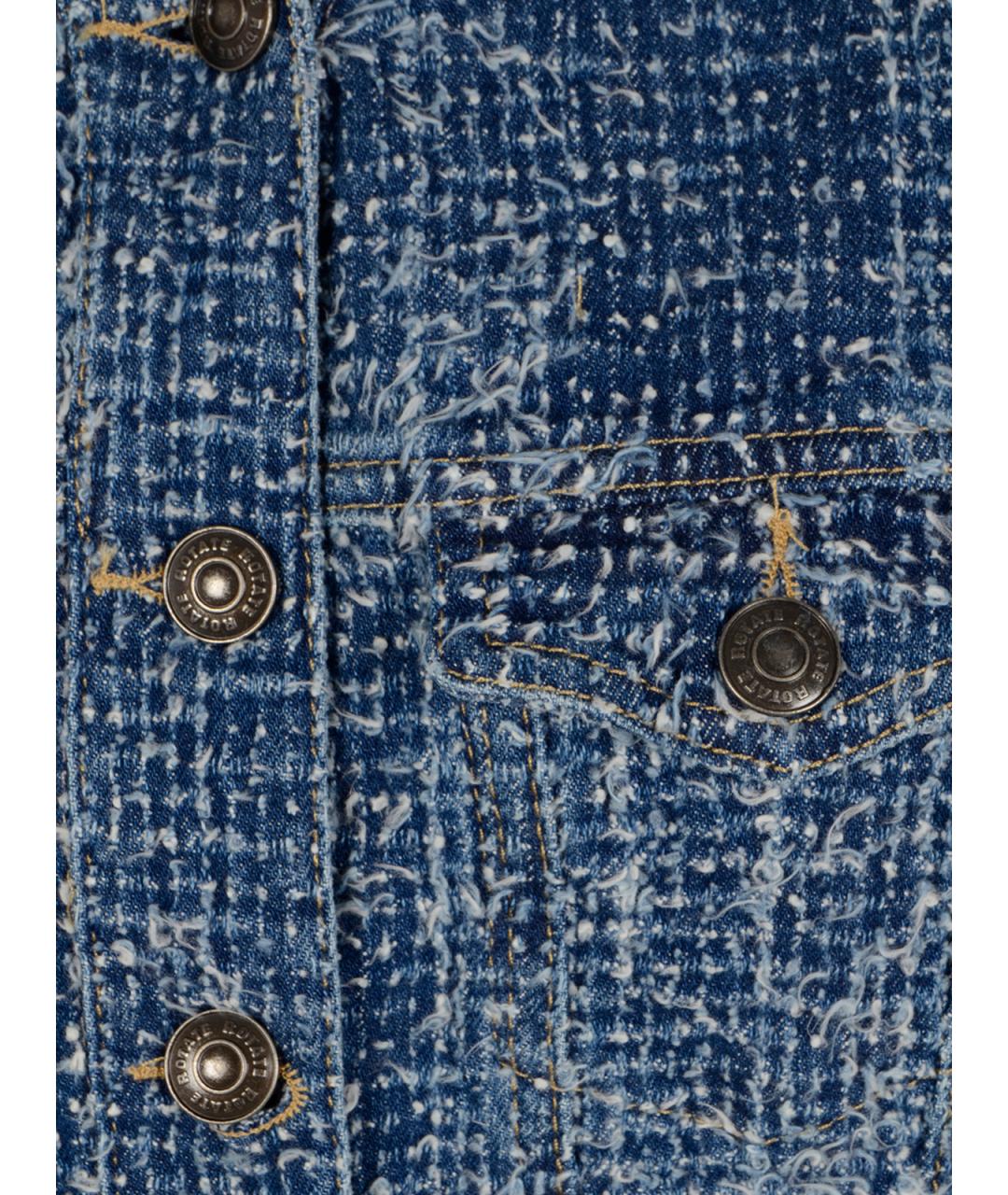 ROTATE Синяя хлопковая куртка, фото 3