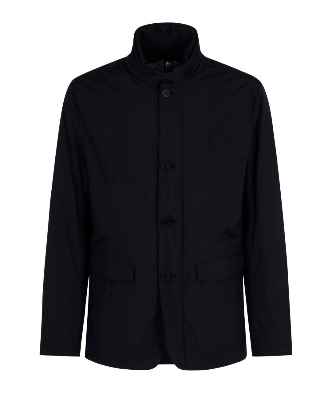 HERNO Синяя полиэстеровая куртка, фото 1