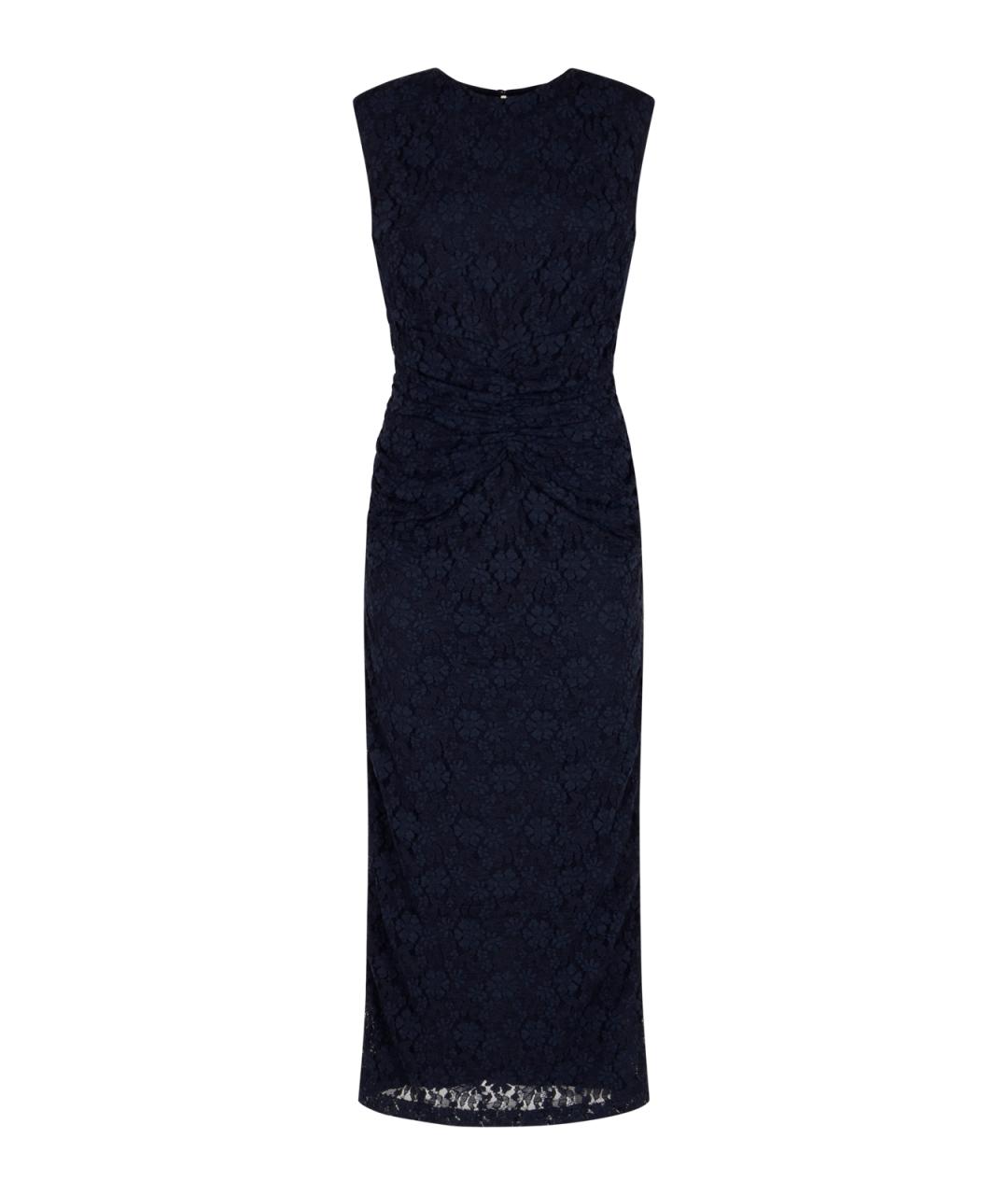 ROTATE Синее полиамидовое повседневное платье, фото 1