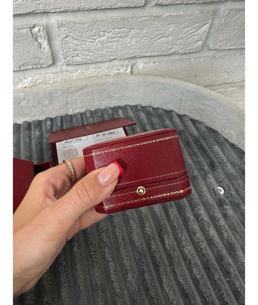 CARTIER Розовое кольцо из белого золота, фото 7