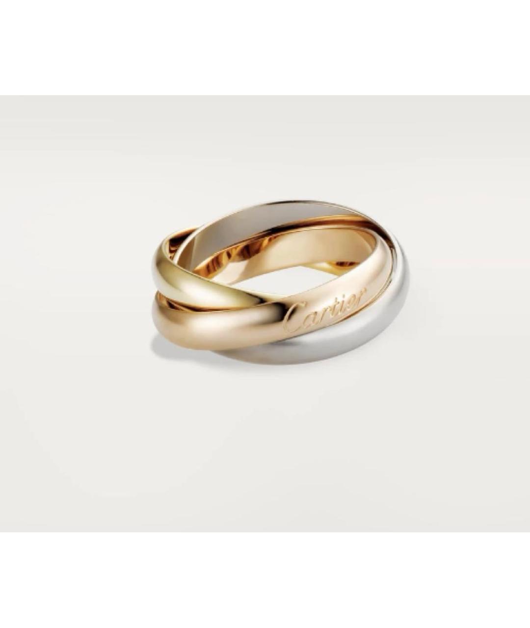 CARTIER Розовое кольцо из белого золота, фото 8