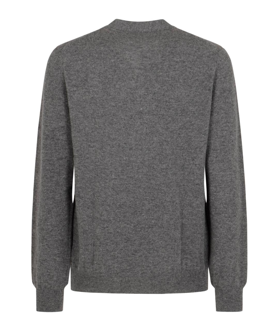 COMME DES GARÇONS PLAY Серый кардиган, фото 2