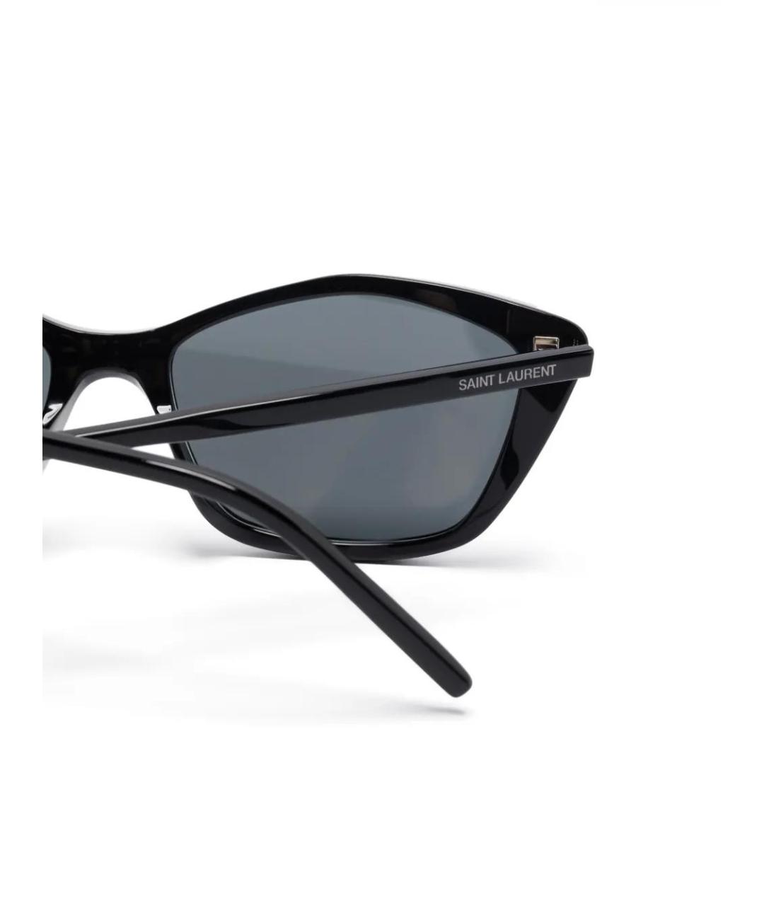 SAINT LAURENT Черные солнцезащитные очки, фото 3