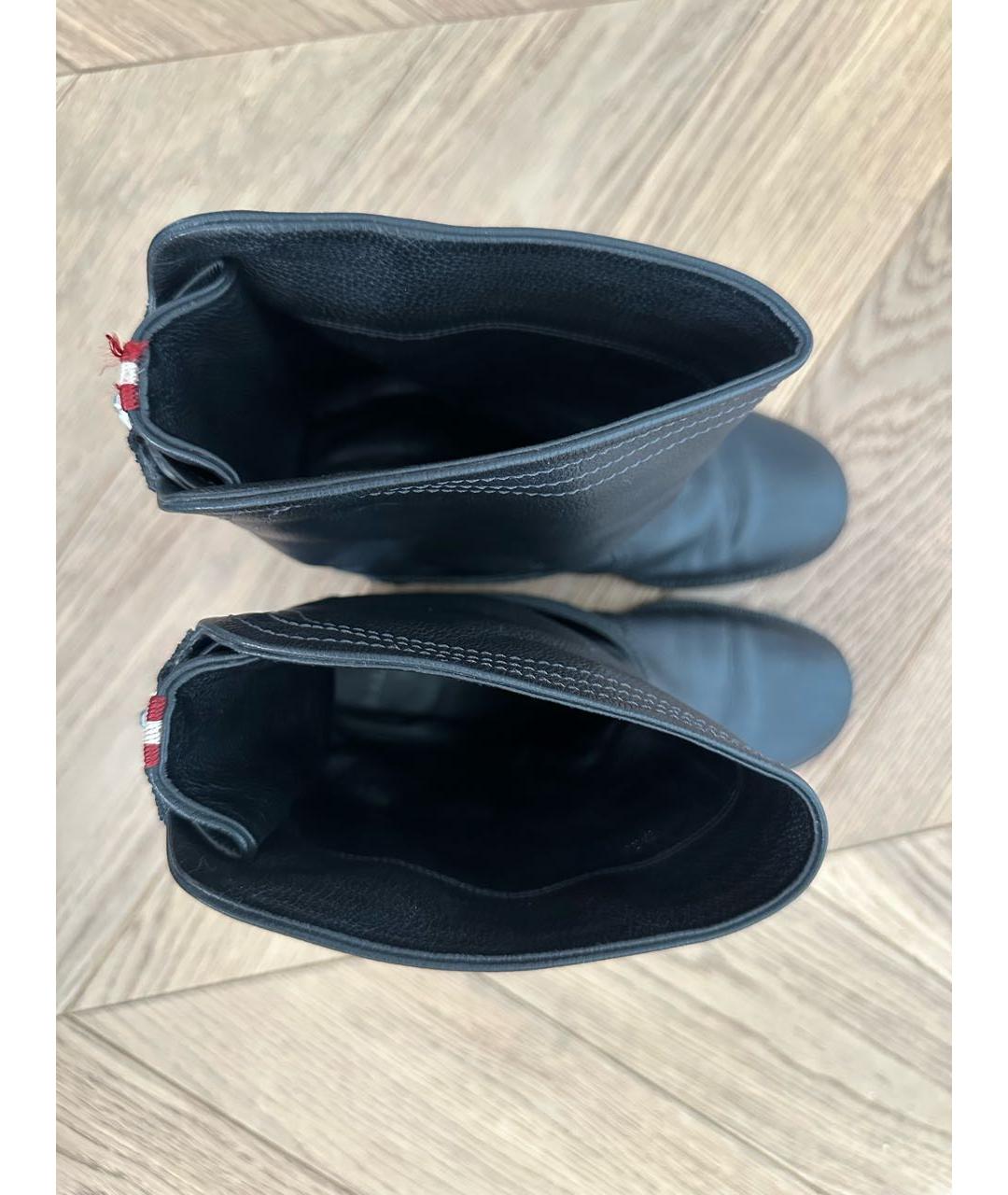 BALLY Черные кожаные полусапоги, фото 3