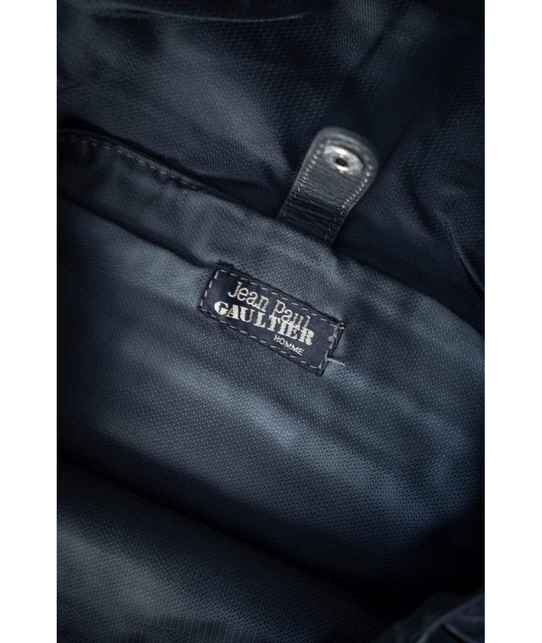 JEAN PAUL GAULTIER Серая кожаная сумка на плечо, фото 7