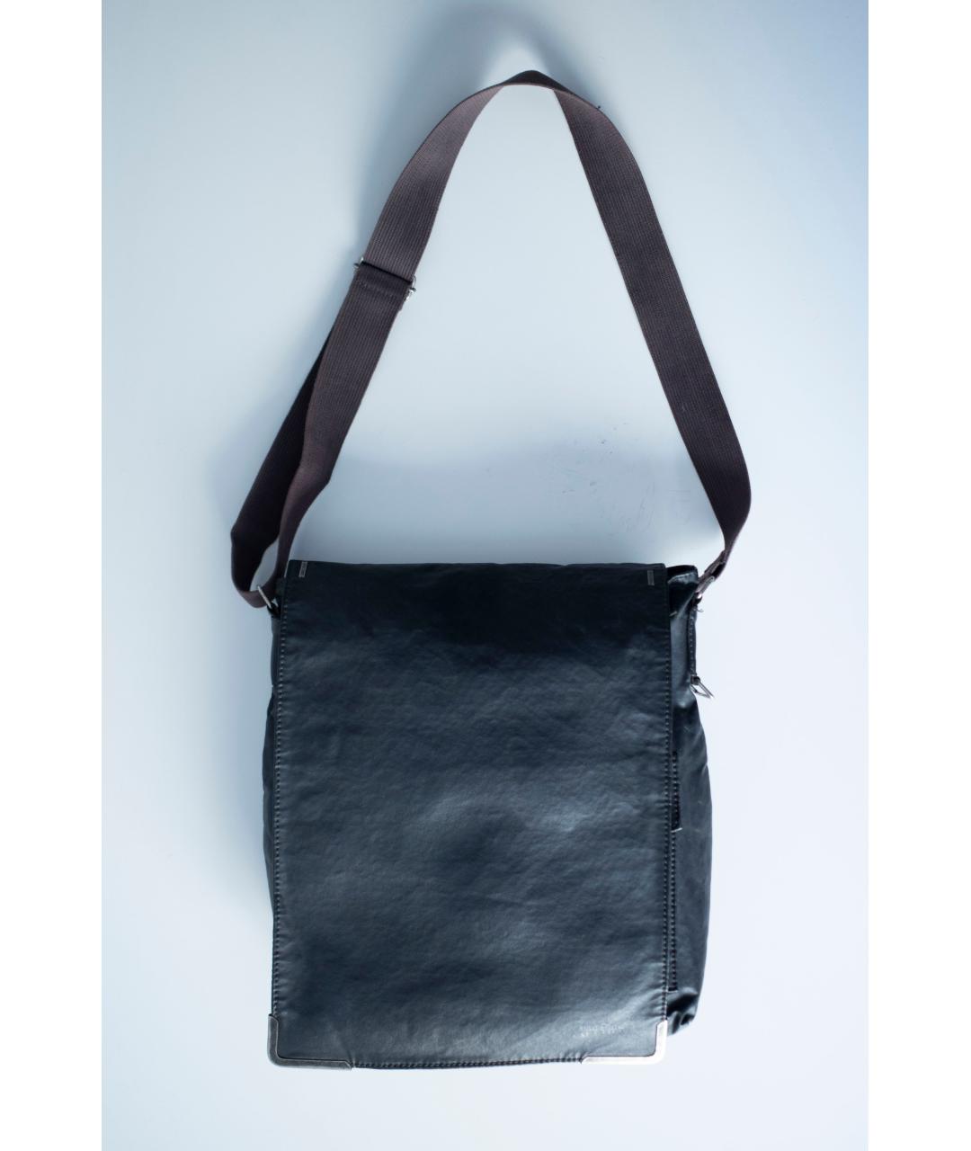 JEAN PAUL GAULTIER Серая кожаная сумка на плечо, фото 9