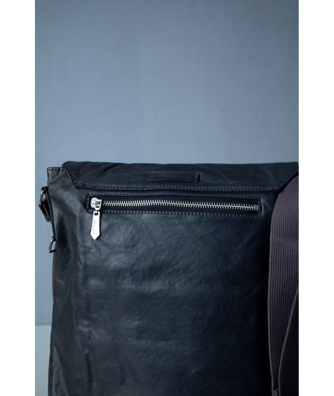 JEAN PAUL GAULTIER Серая кожаная сумка на плечо, фото 3