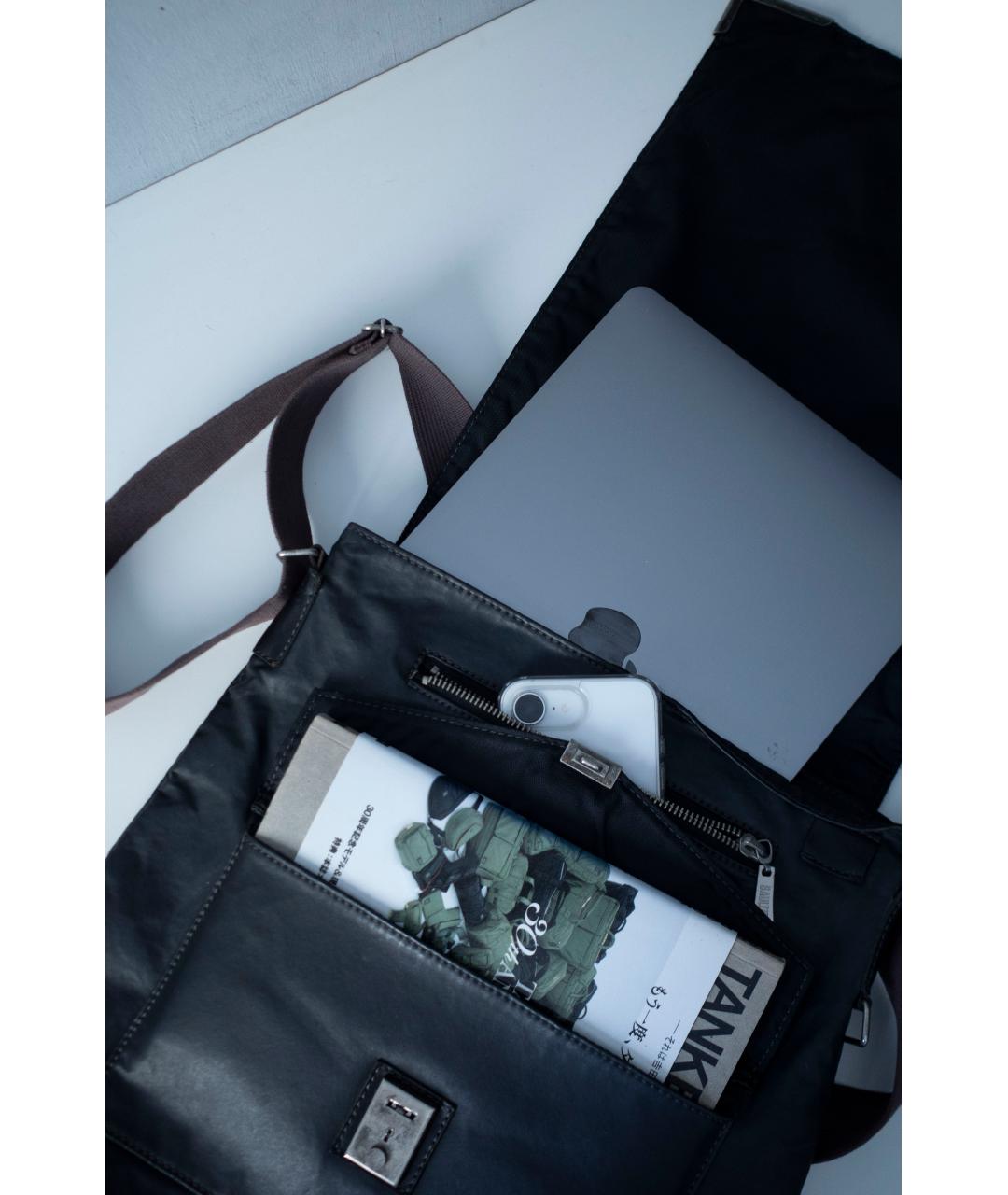 JEAN PAUL GAULTIER Серая кожаная сумка на плечо, фото 8