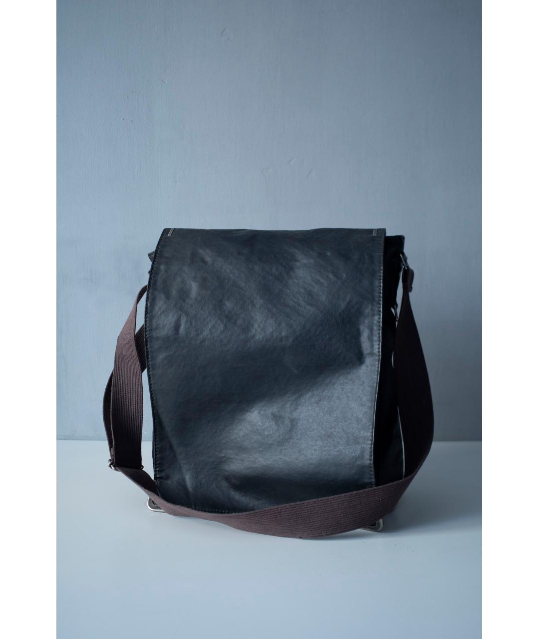 JEAN PAUL GAULTIER Серая кожаная сумка на плечо, фото 2