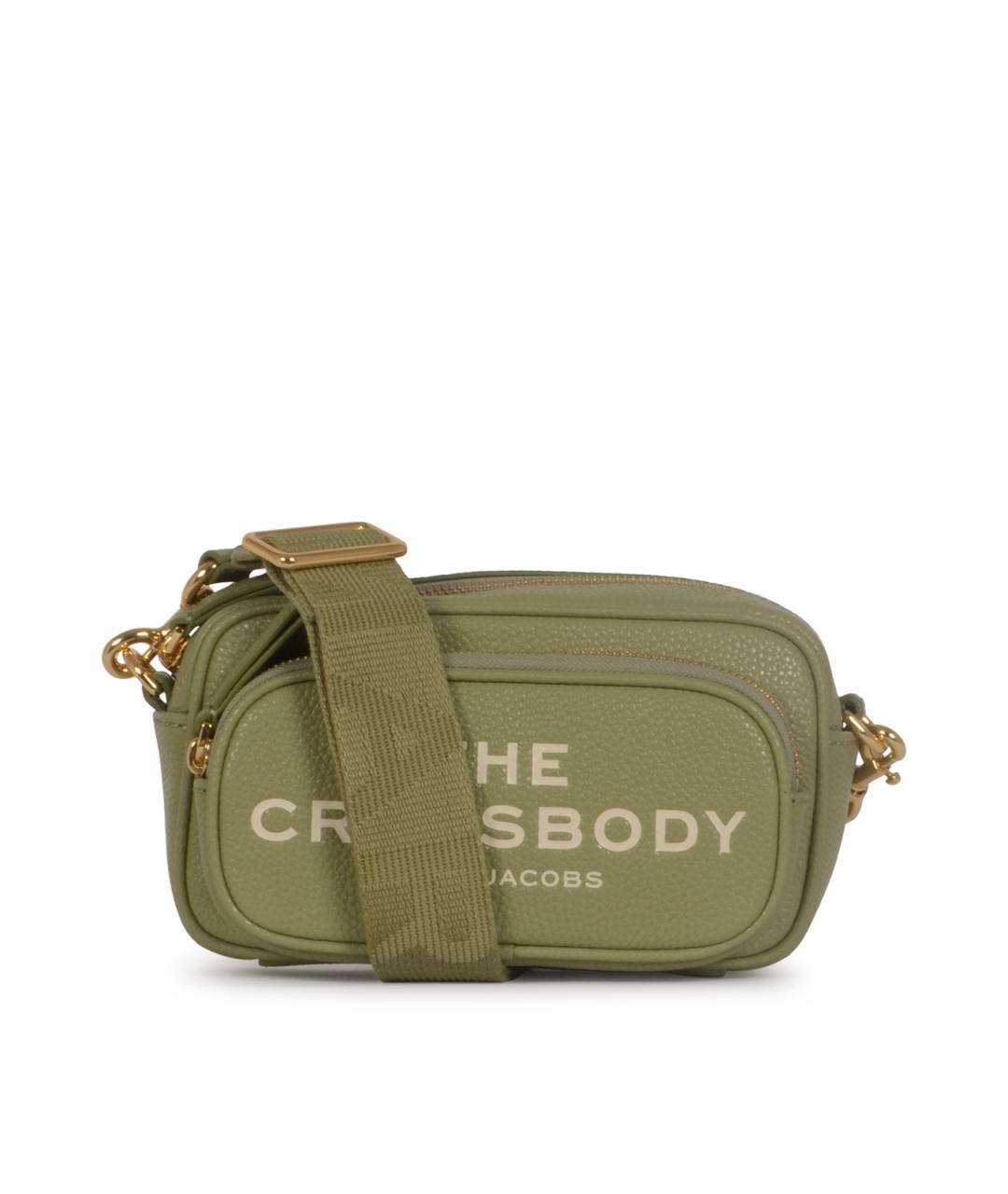 MARC JACOBS Зеленая кожаная сумка через плечо, фото 1