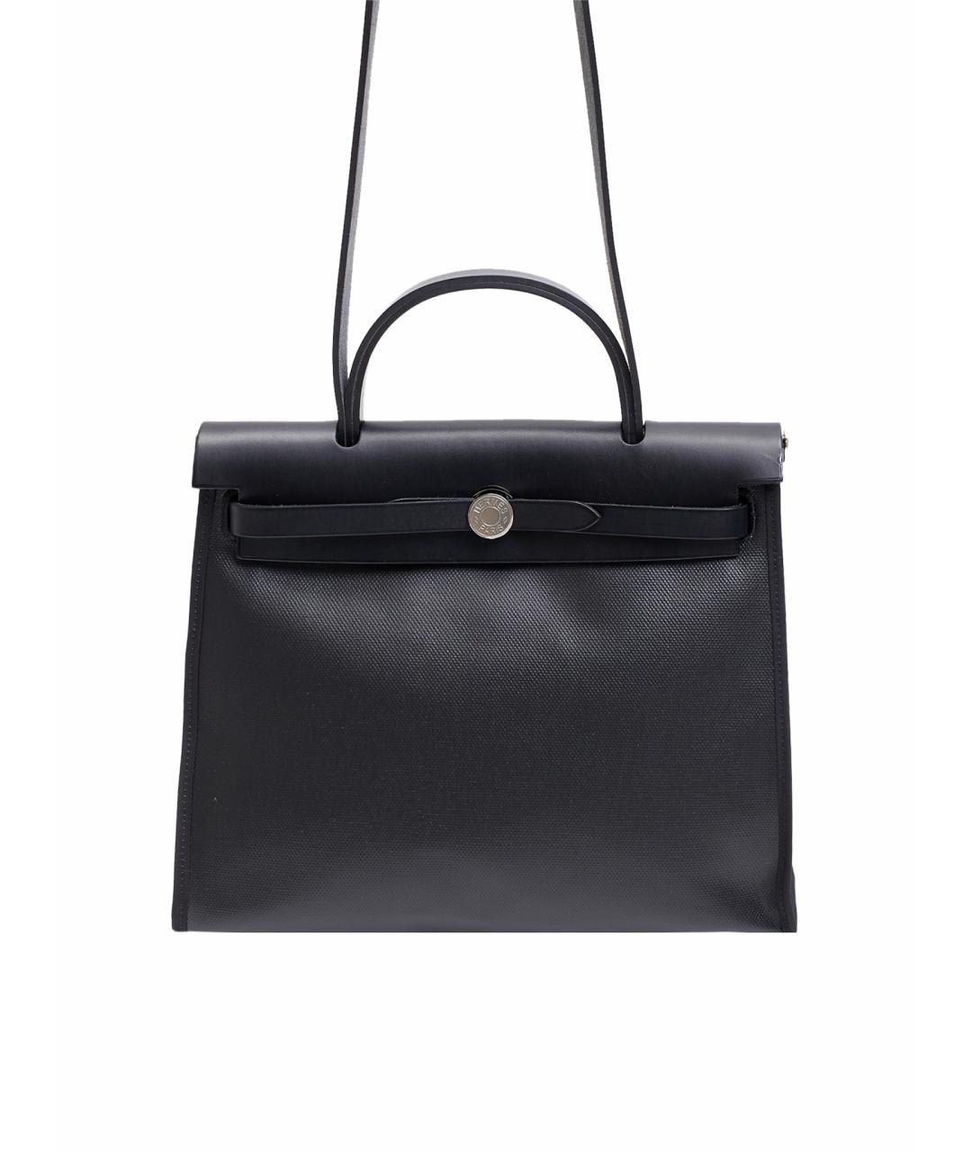 HERMES Черная тканевая сумка через плечо, фото 1