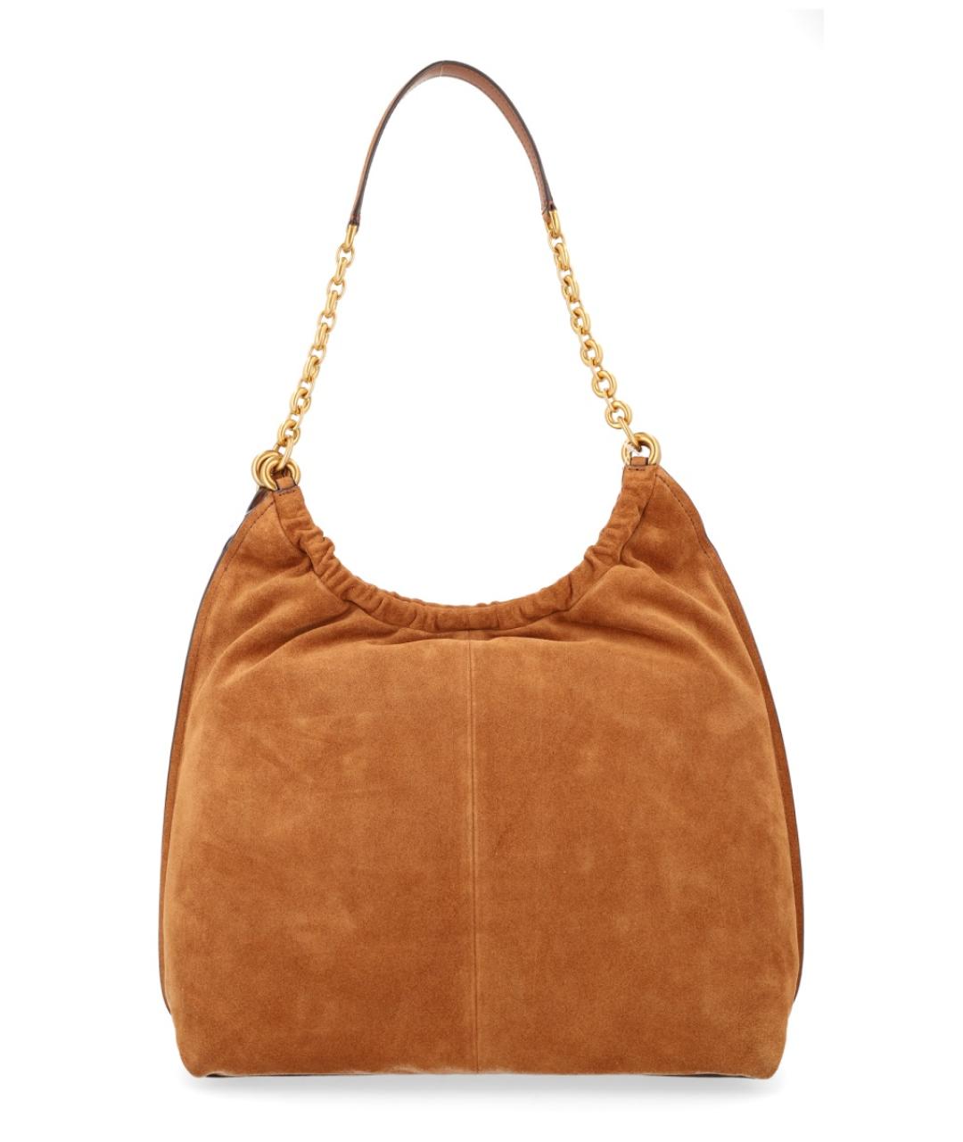 MICHAEL KORS Коричневая кожаная сумка через плечо, фото 3