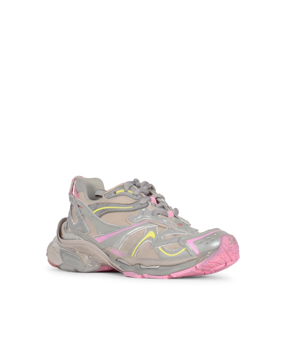 BALENCIAGA Мульти синтетические кроссовки, фото 3