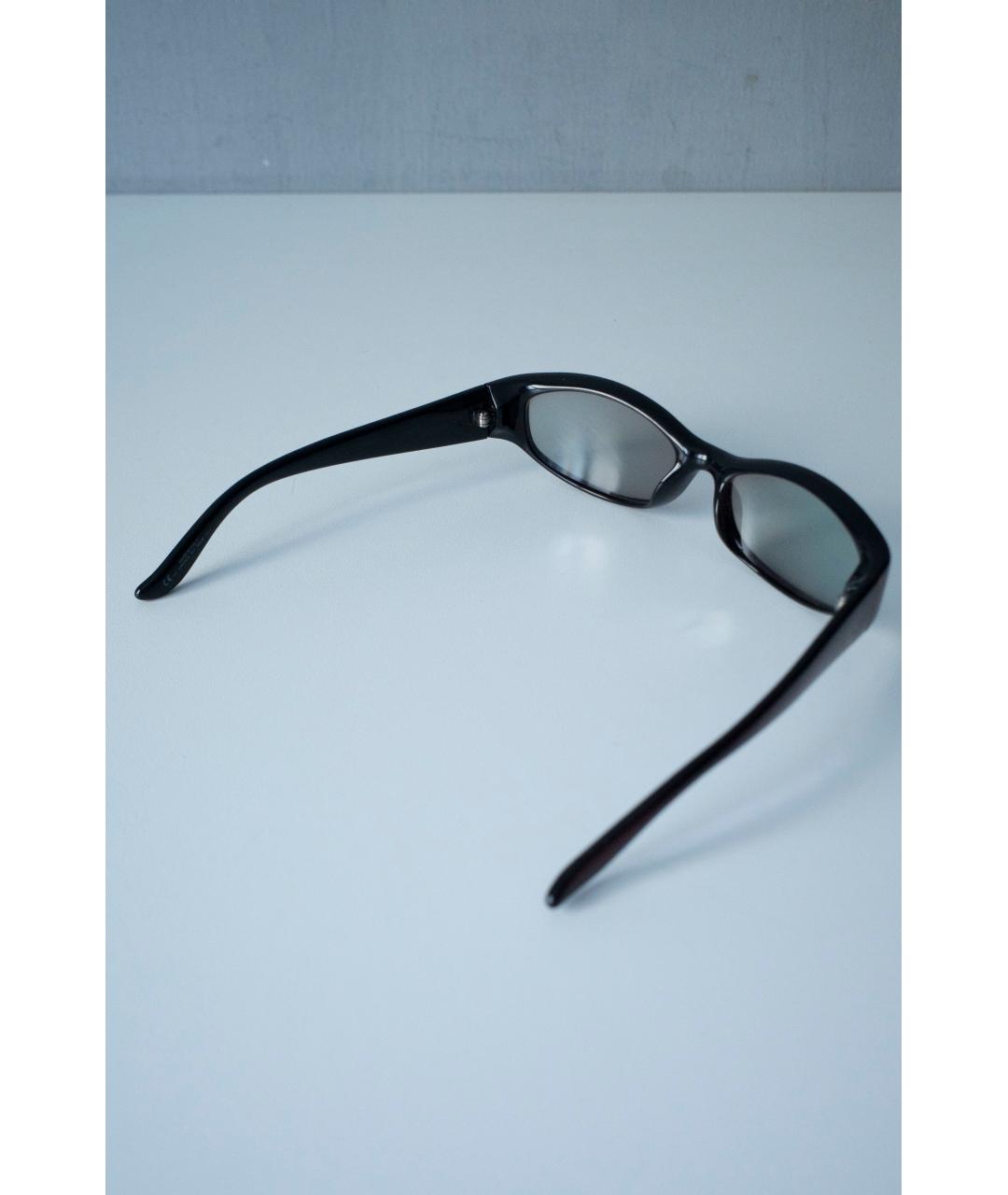 GUCCI Бордовые пластиковые солнцезащитные очки, фото 4