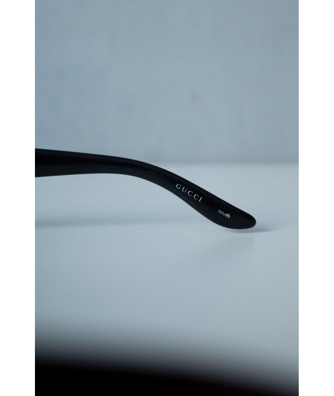 GUCCI Бордовые пластиковые солнцезащитные очки, фото 9