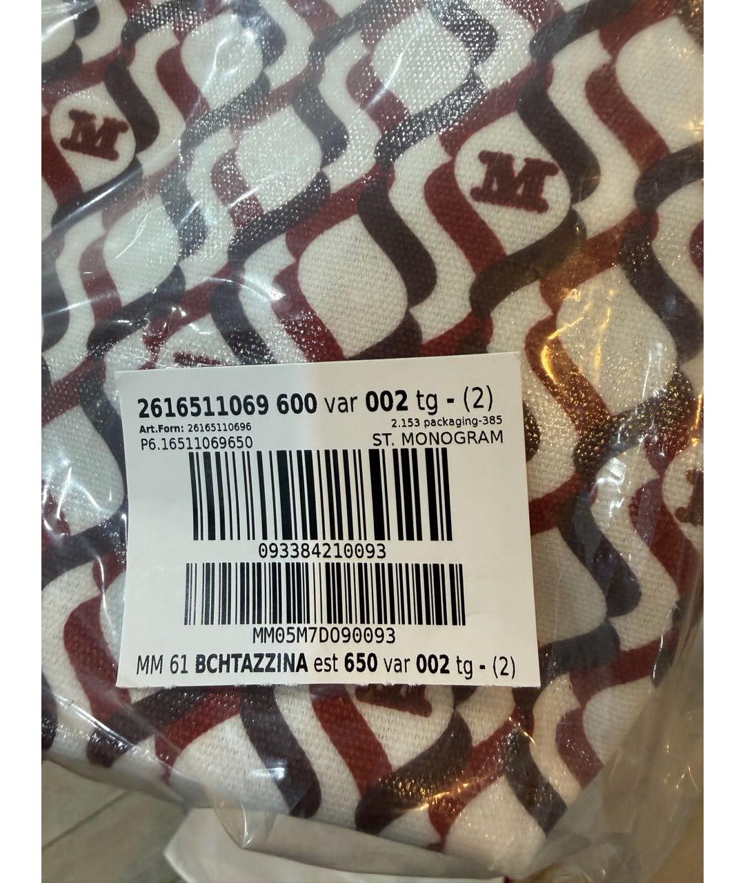 'S MAX MARA Бордовая пляжная сумка, фото 4