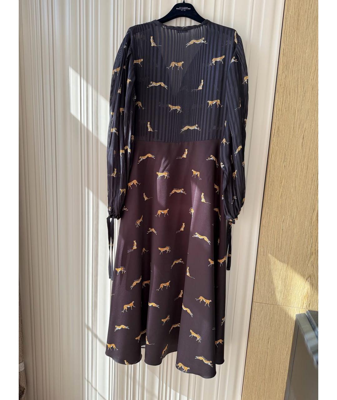 BALLANTYNE Синее шелковое вечернее платье, фото 2