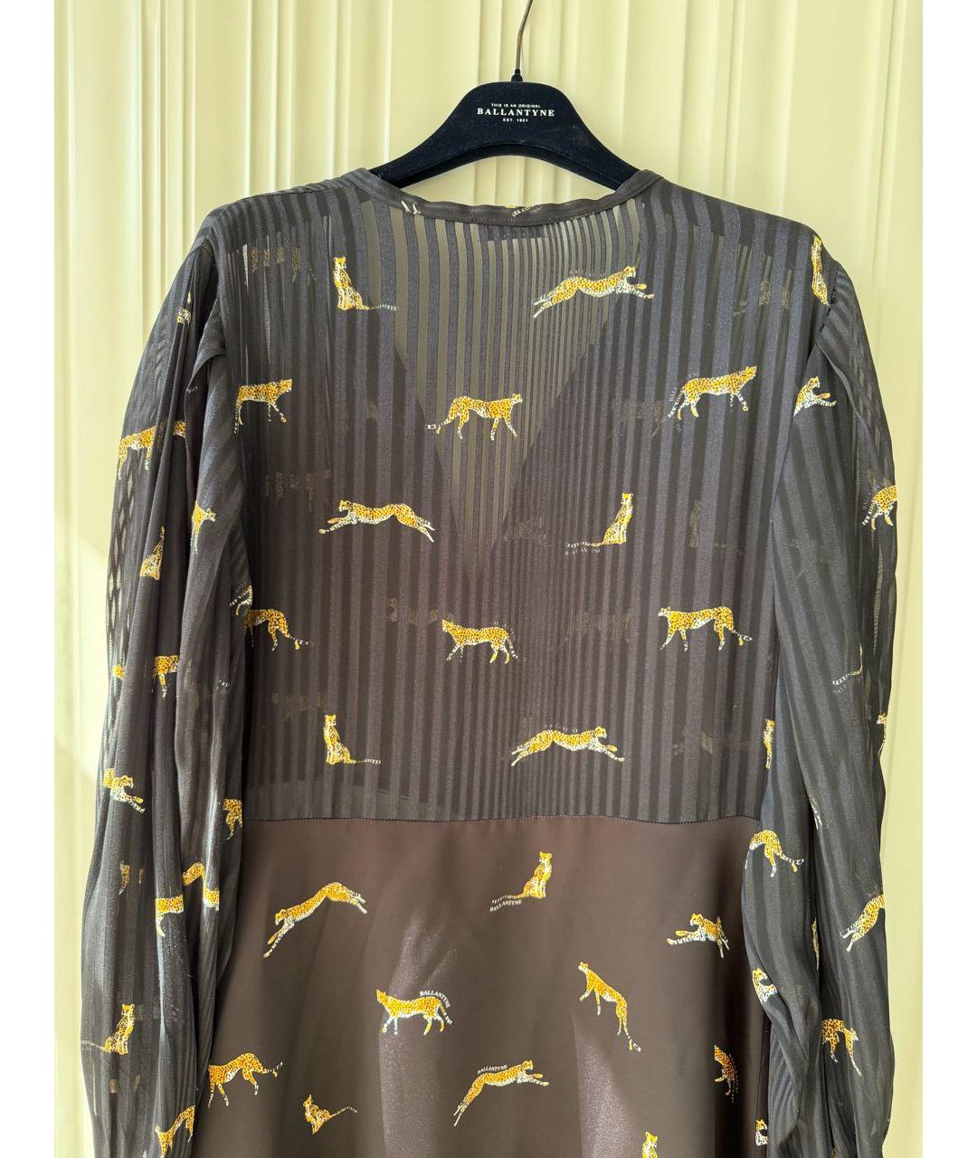 BALLANTYNE Синее шелковое вечернее платье, фото 3