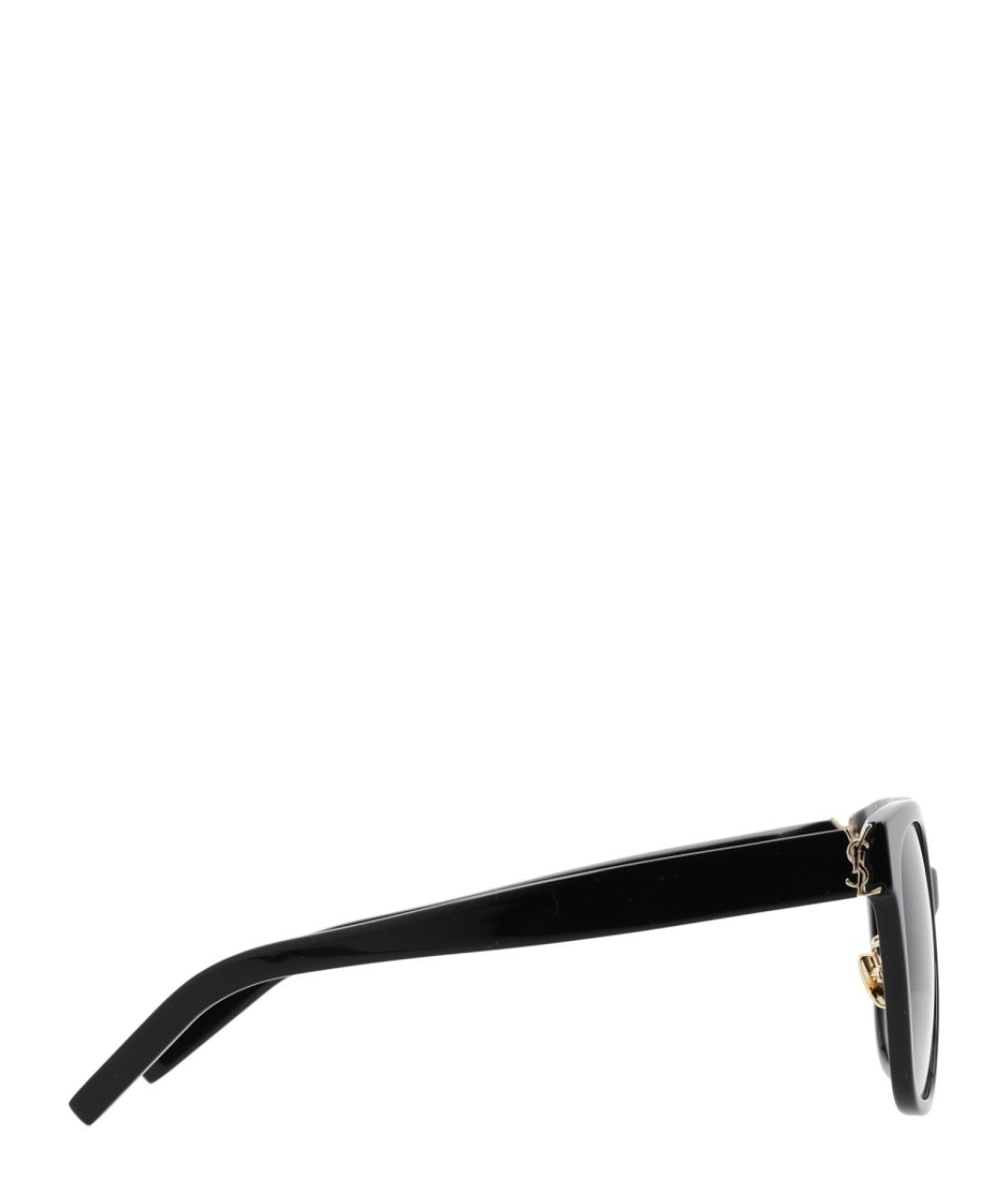 SAINT LAURENT Черные пластиковые солнцезащитные очки, фото 3