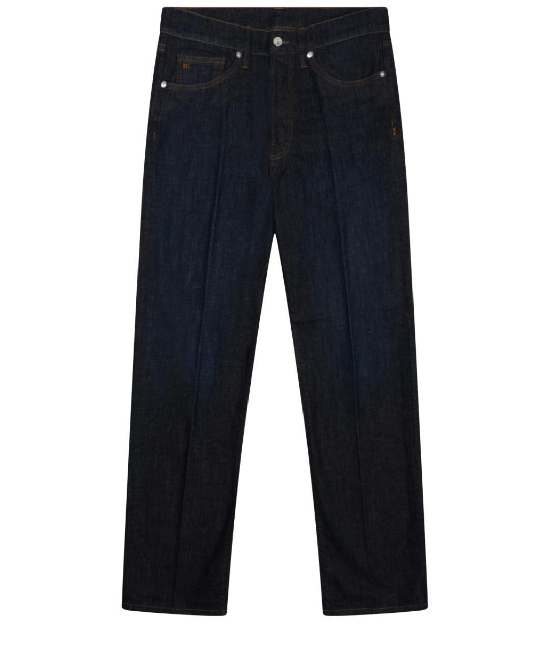 NINE IN THE MORNING Синие хлопковые прямые джинсы, фото 1