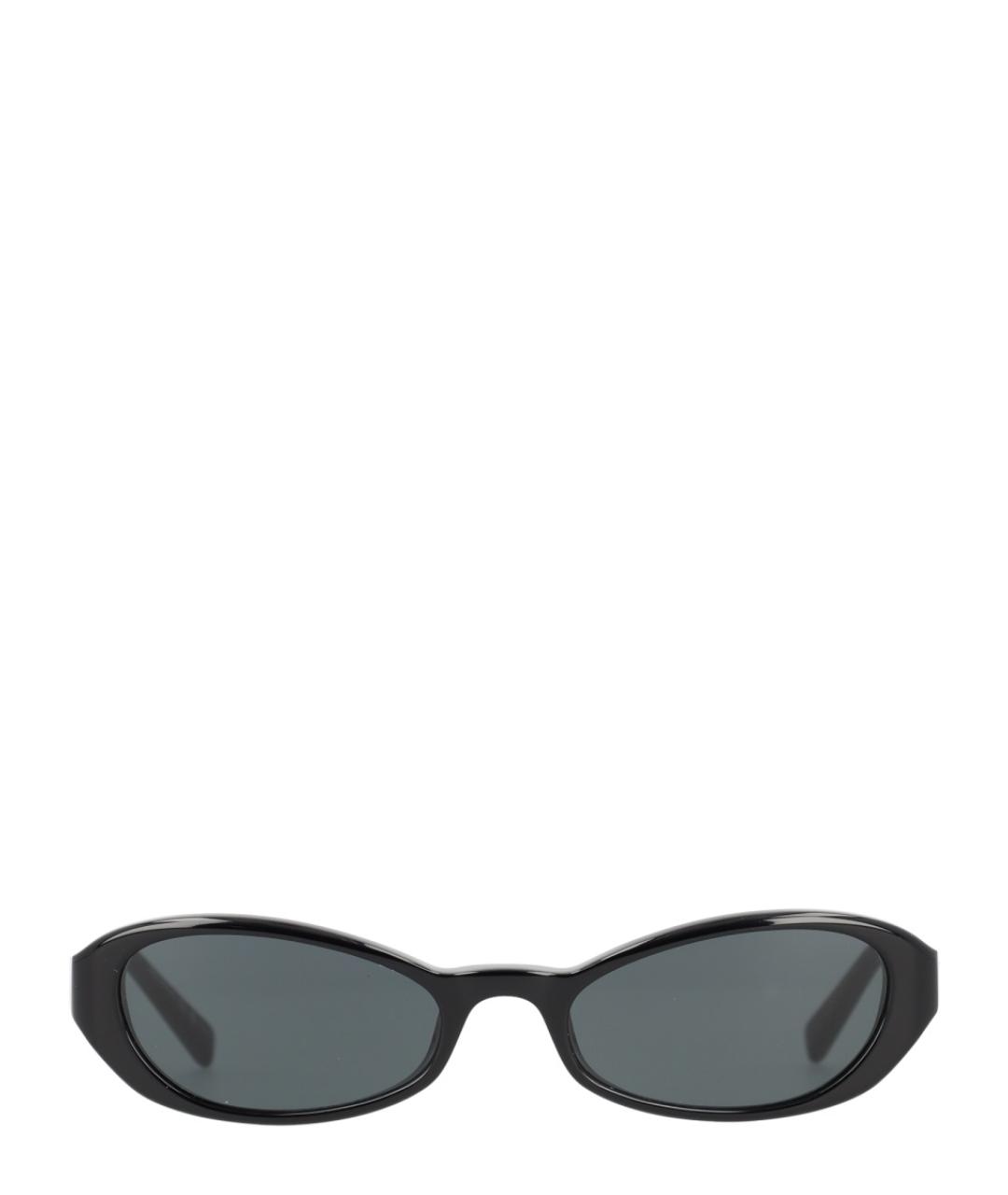 SAINT LAURENT Черные пластиковые солнцезащитные очки, фото 1