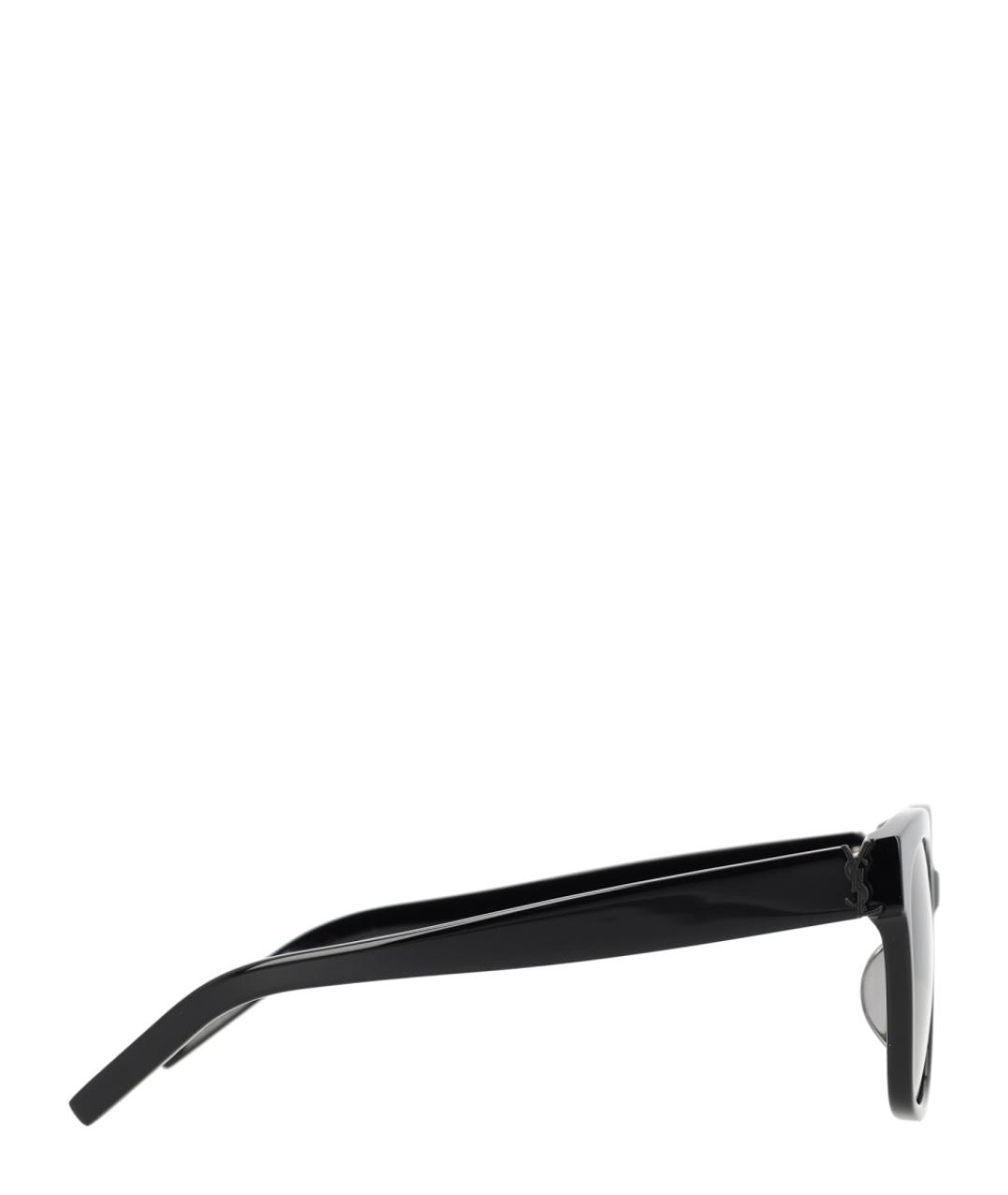 SAINT LAURENT Черные пластиковые солнцезащитные очки, фото 3