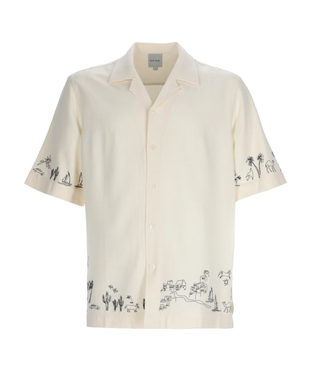 PAUL SMITH Бежевая кэжуал рубашка, фото 1