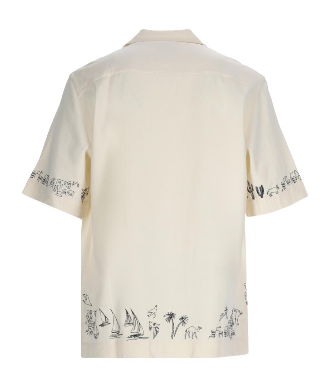 PAUL SMITH Бежевая кэжуал рубашка, фото 2