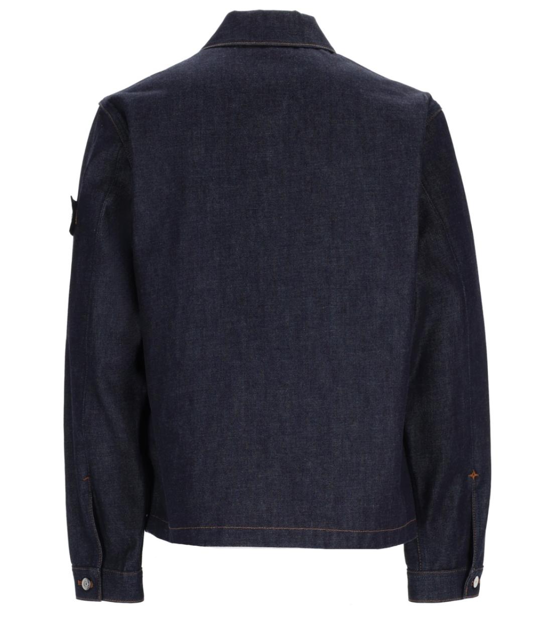 STONE ISLAND Синяя хлопковая куртка, фото 2