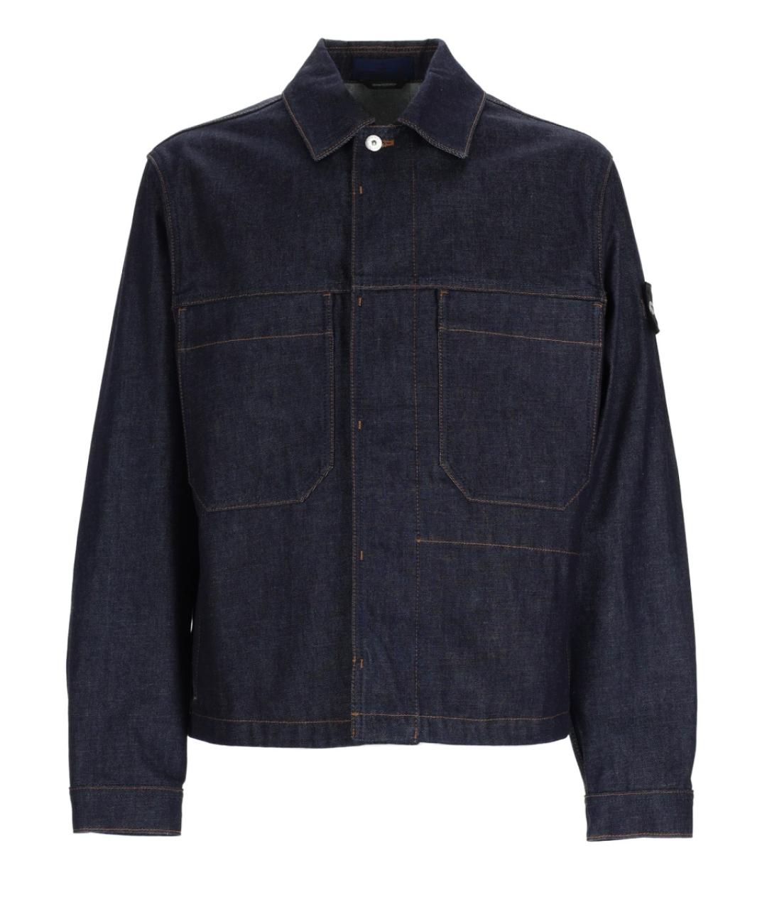 STONE ISLAND Синяя хлопковая куртка, фото 1