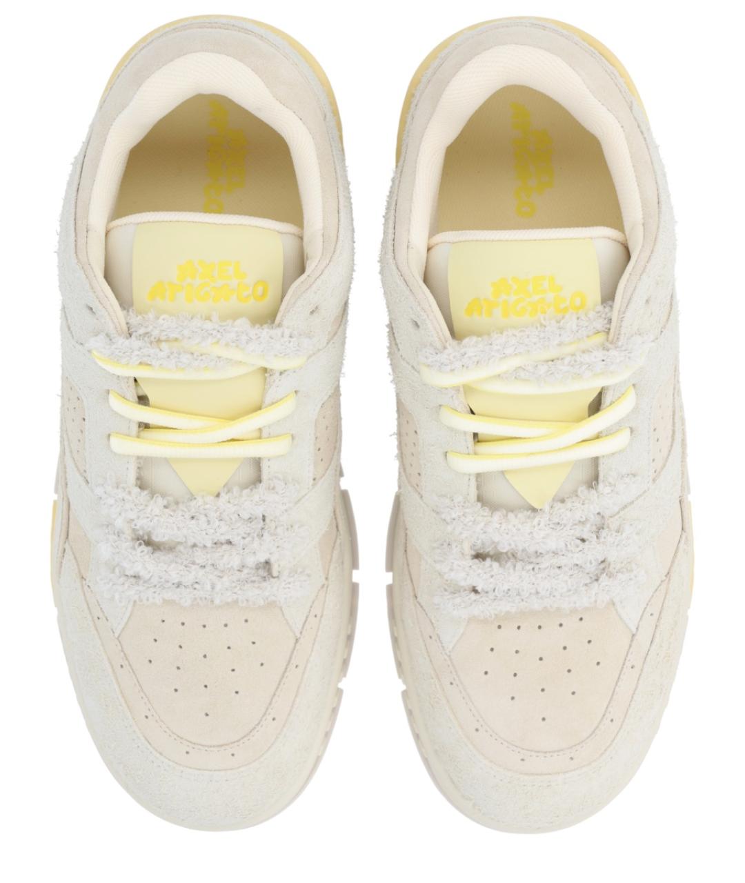 AXEL ARIGATO Белые кожаные низкие кроссовки / кеды, фото 5