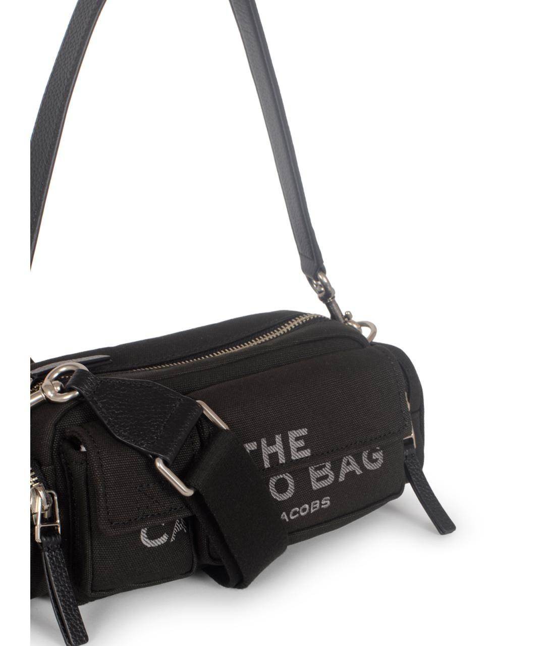 MARC JACOBS Черная хлопковая сумка через плечо, фото 4