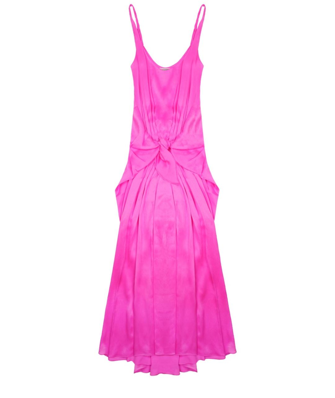 J.W.ANDERSON Розовое шелковое повседневное платье, фото 1