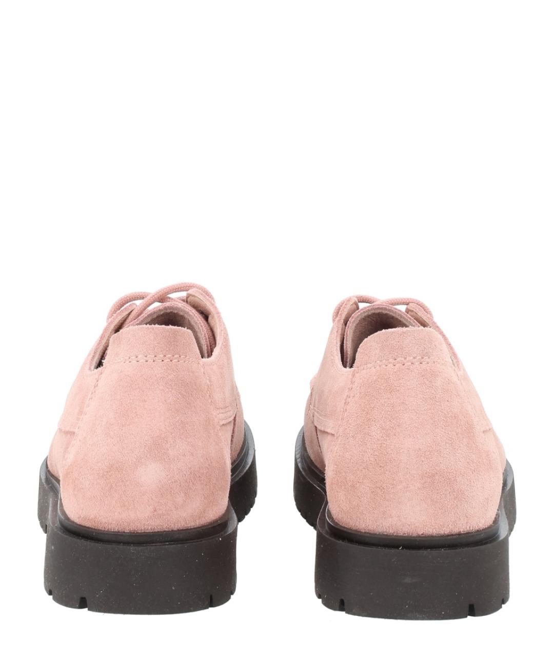 BIRKENSTOCK Розовые замшевые низкие ботинки, фото 4