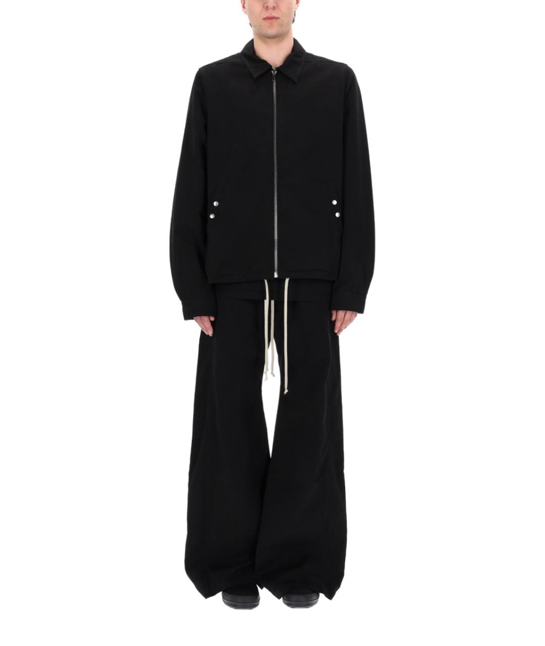 RICK OWENS DRKSHDW Черная хлопковая куртка, фото 4