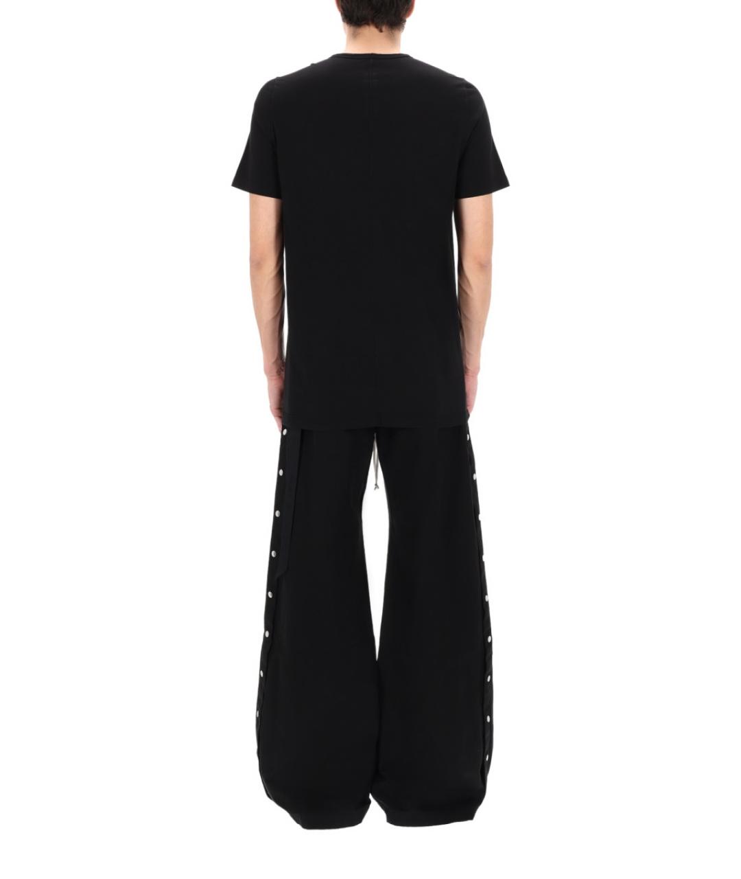 RICK OWENS DRKSHDW Черная хлопковая футболка, фото 5