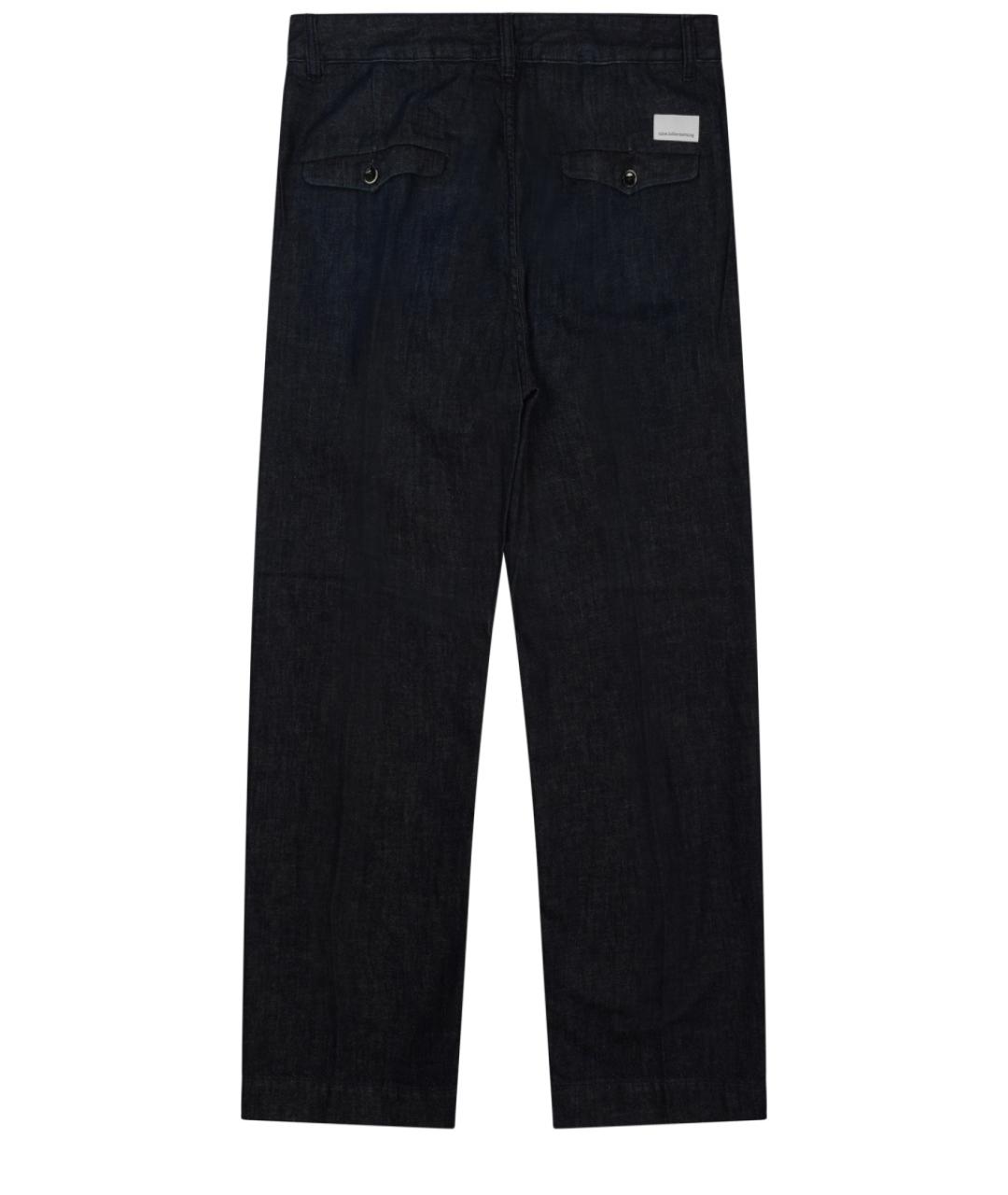 NINE IN THE MORNING Синие хлопковые повседневные брюки, фото 2