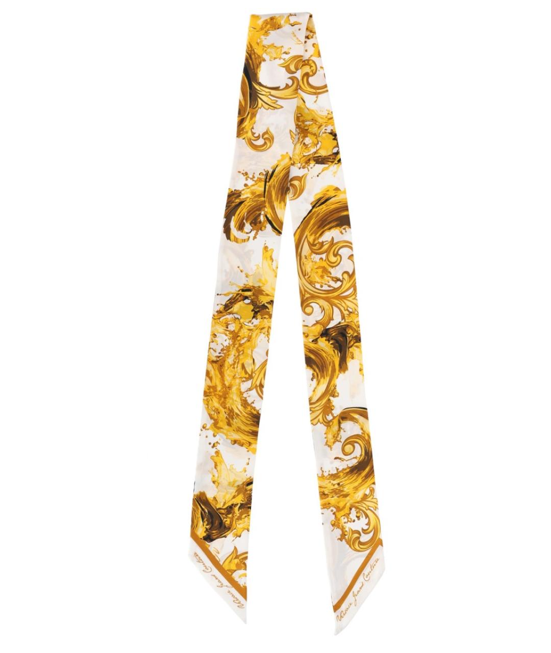 VERSACE JEANS COUTURE Мульти шелковый платок, фото 2