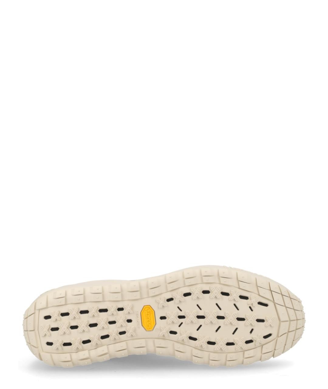 MONCLER Бежевые синтетические низкие кроссовки / кеды, фото 6