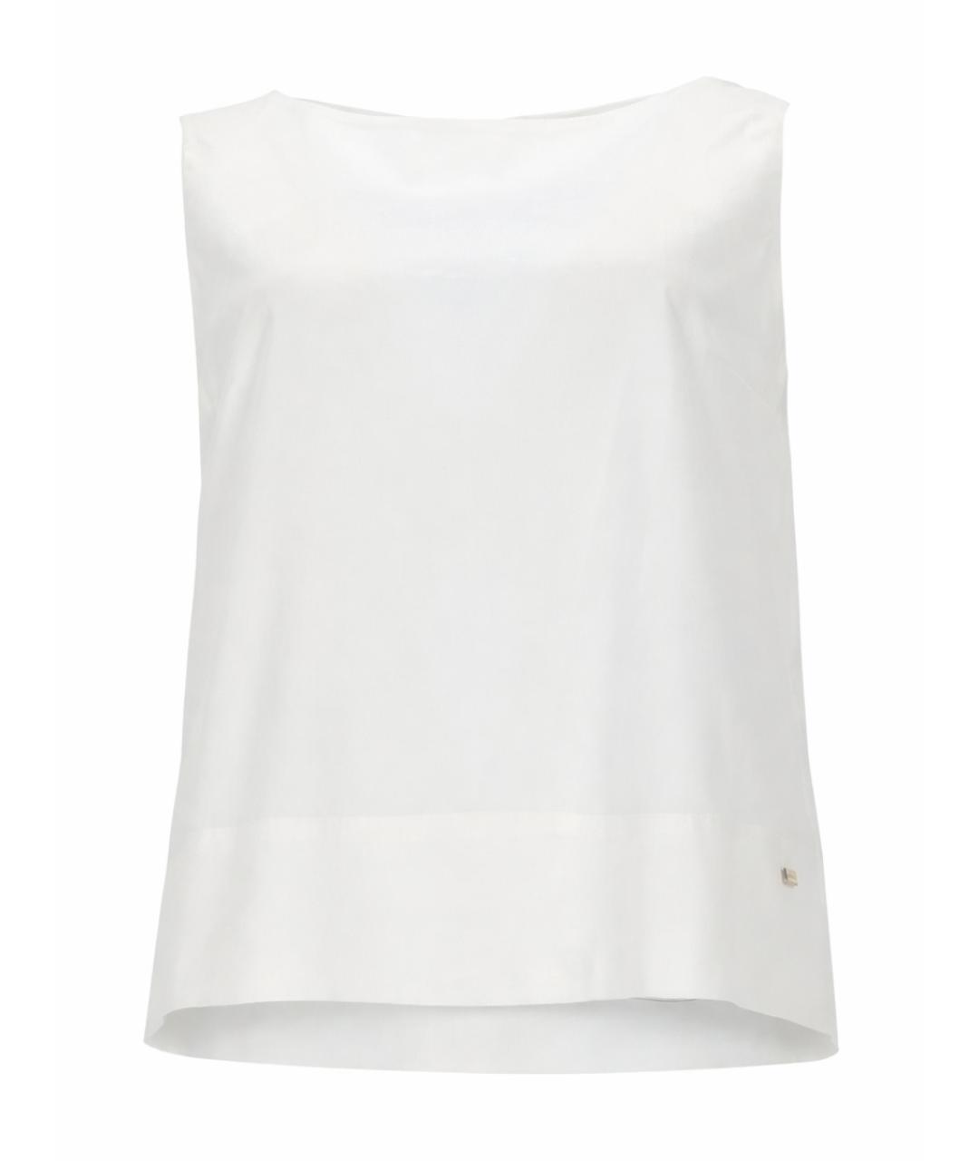 HERNO Белая хлопковая блузы, фото 1