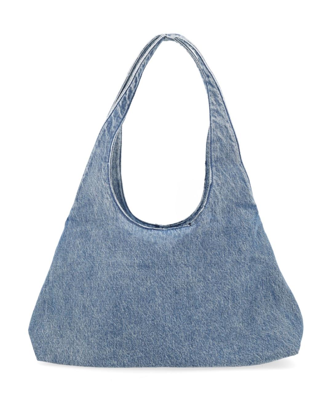 ALEXANDER WANG Синяя хлопковая сумка тоут, фото 2