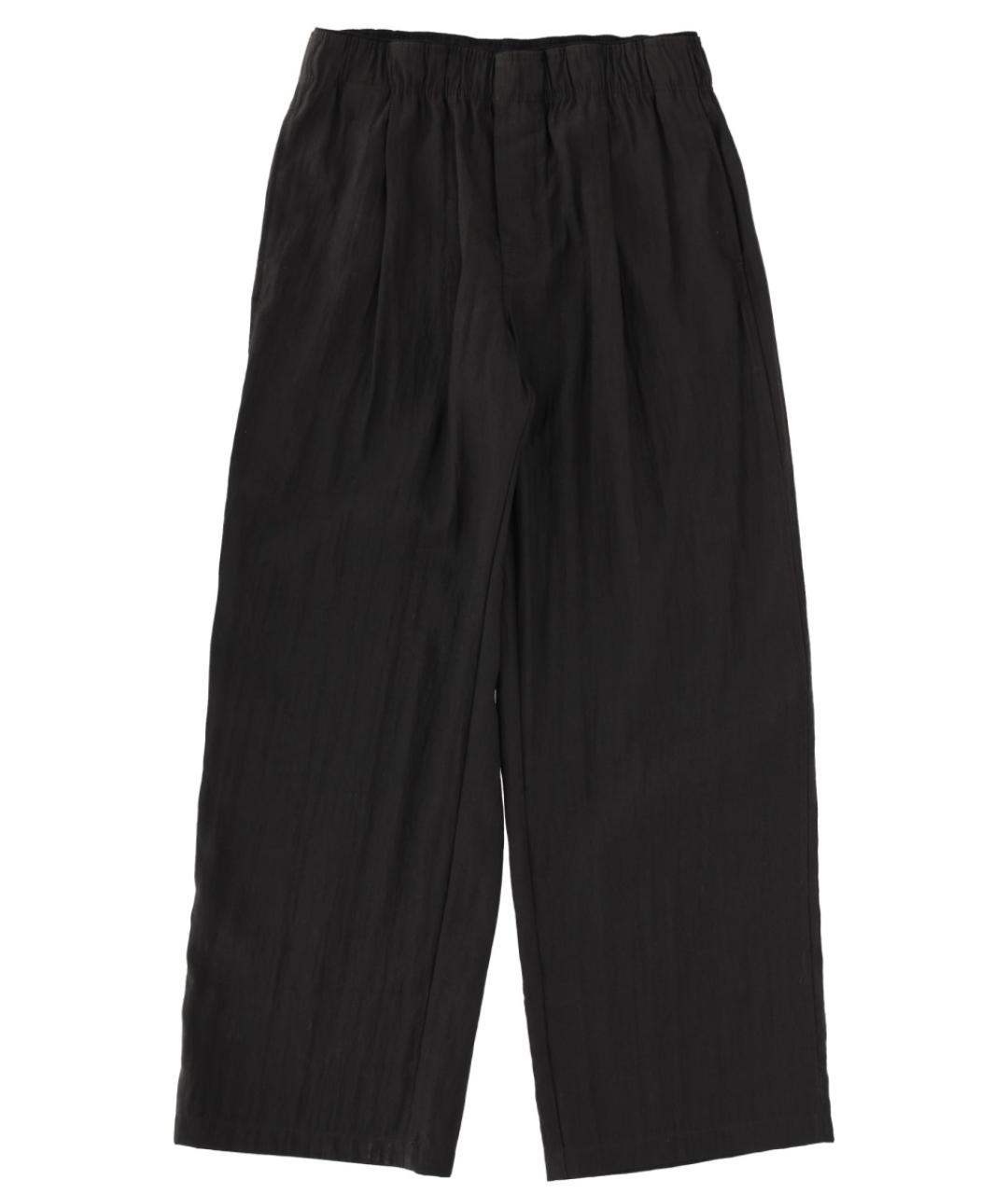 OUR LEGACY Черные льняные повседневные брюки, фото 1