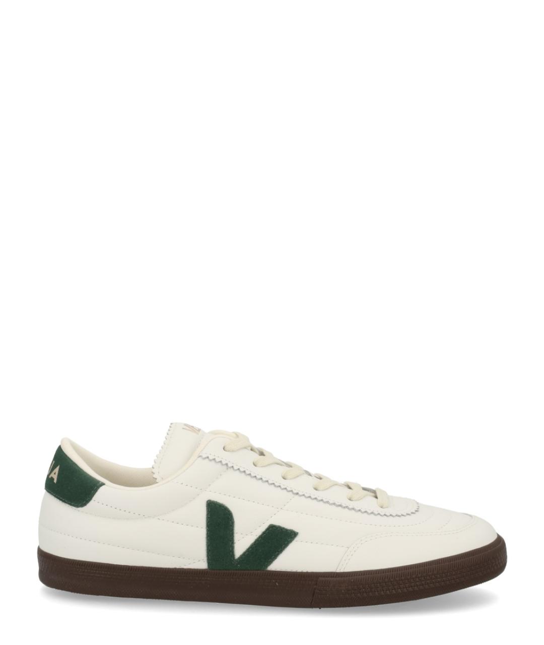 VEJA Белые кожаные низкие кроссовки / кеды, фото 1