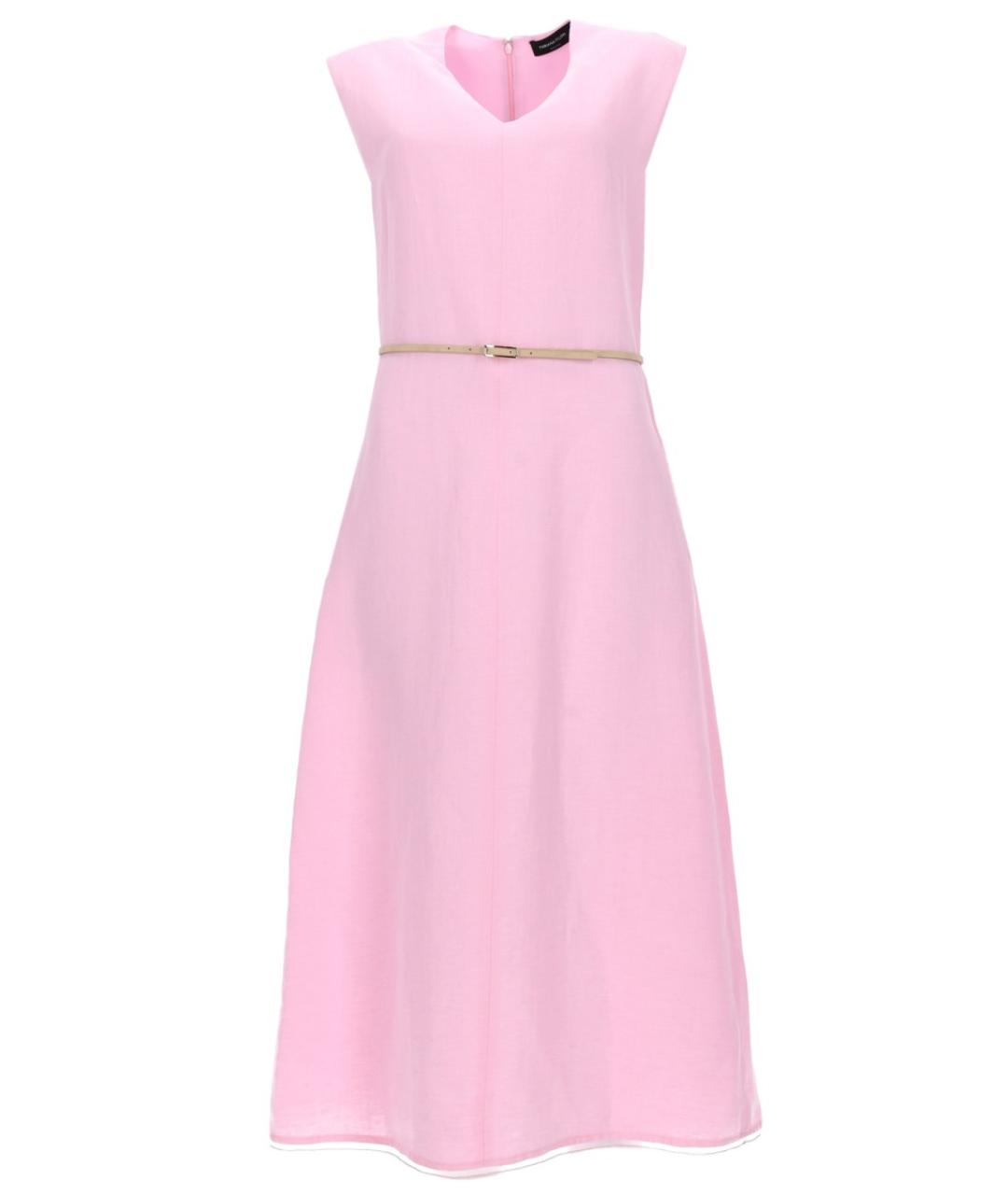 FABIANA FILIPPI Розовое вискозное повседневное платье, фото 1