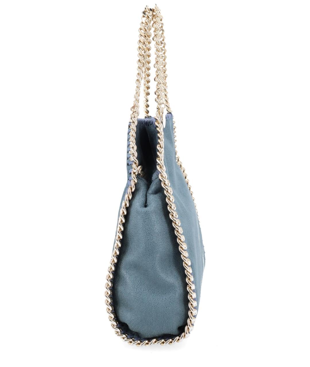 STELLA MCCARTNEY Синяя сумка тоут из искусственной кожи, фото 4