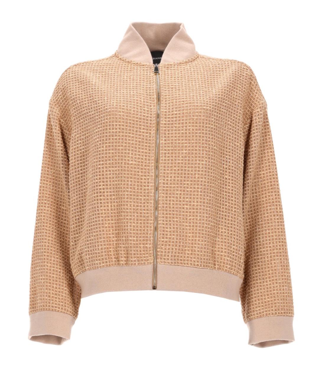 FABIANA FILIPPI Бежевая хлопковая куртка, фото 1