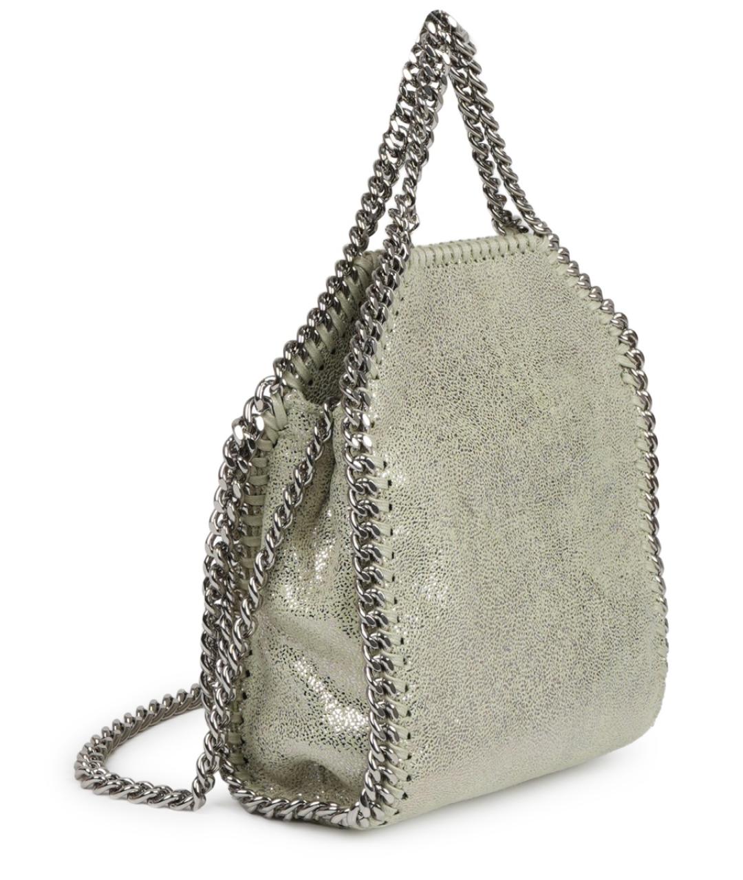 STELLA MCCARTNEY Серебряная сумка тоут из искусственной кожи, фото 6