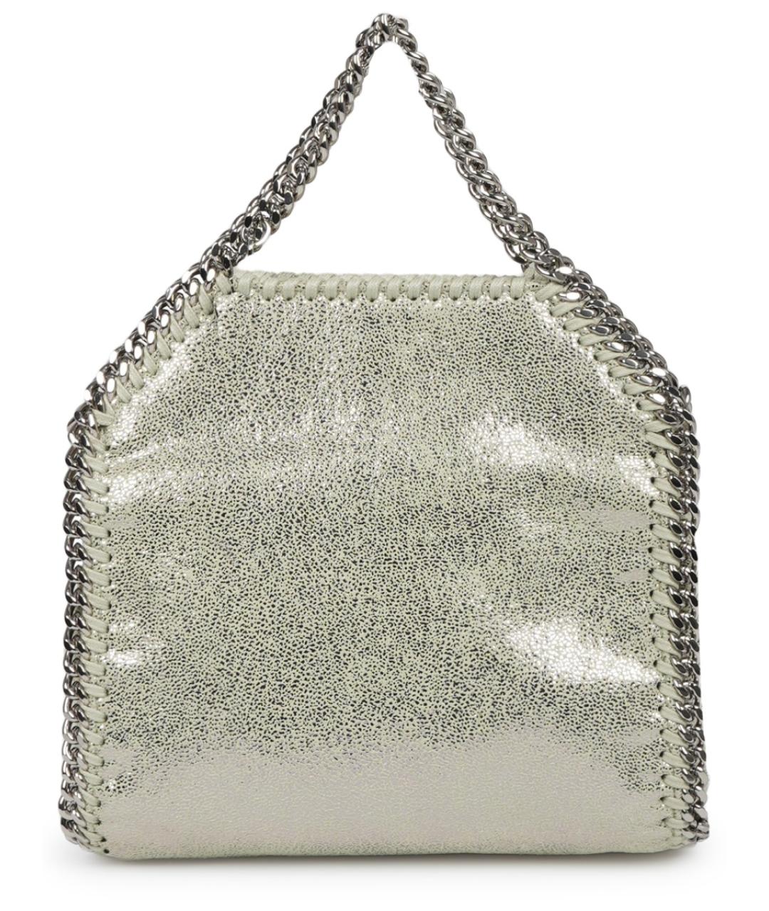 STELLA MCCARTNEY Серебряная сумка тоут из искусственной кожи, фото 7