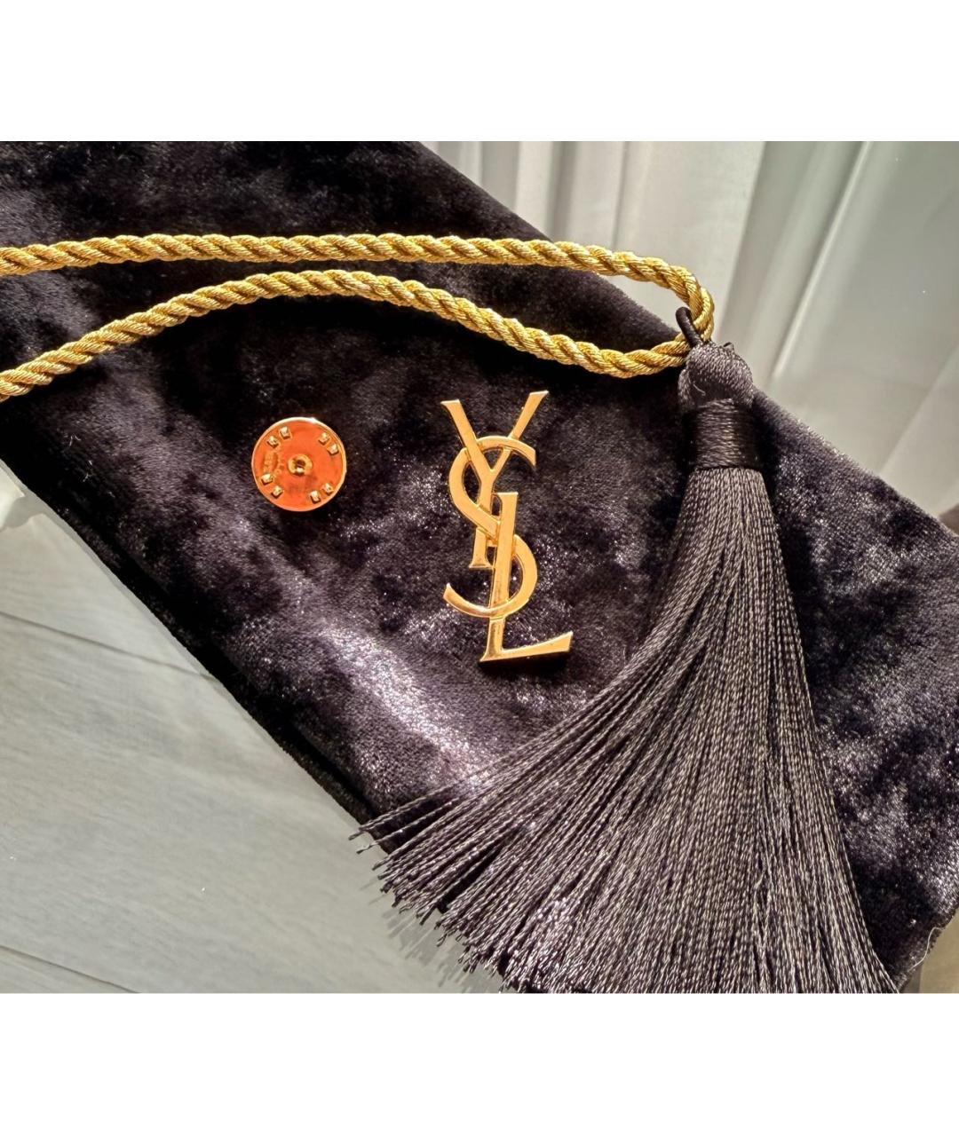 SAINT LAURENT Золотая металлическая булавка / брошь, фото 3